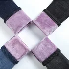 Зимние зауженные джинсы женские 2019 с высокой талией флисовые теплые джинсовые штаны для маленьких девочек и брюки женские брюки, облегающие джинсы-карандаши голубого цвета женские повседневные джинсы размера плюс