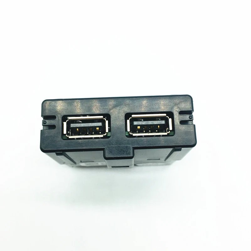 car interior rear double usb adapter charger socket armerst usb wiring harness for tiguan 2 mk2 teramont octavia superb kodiaq free global shipping