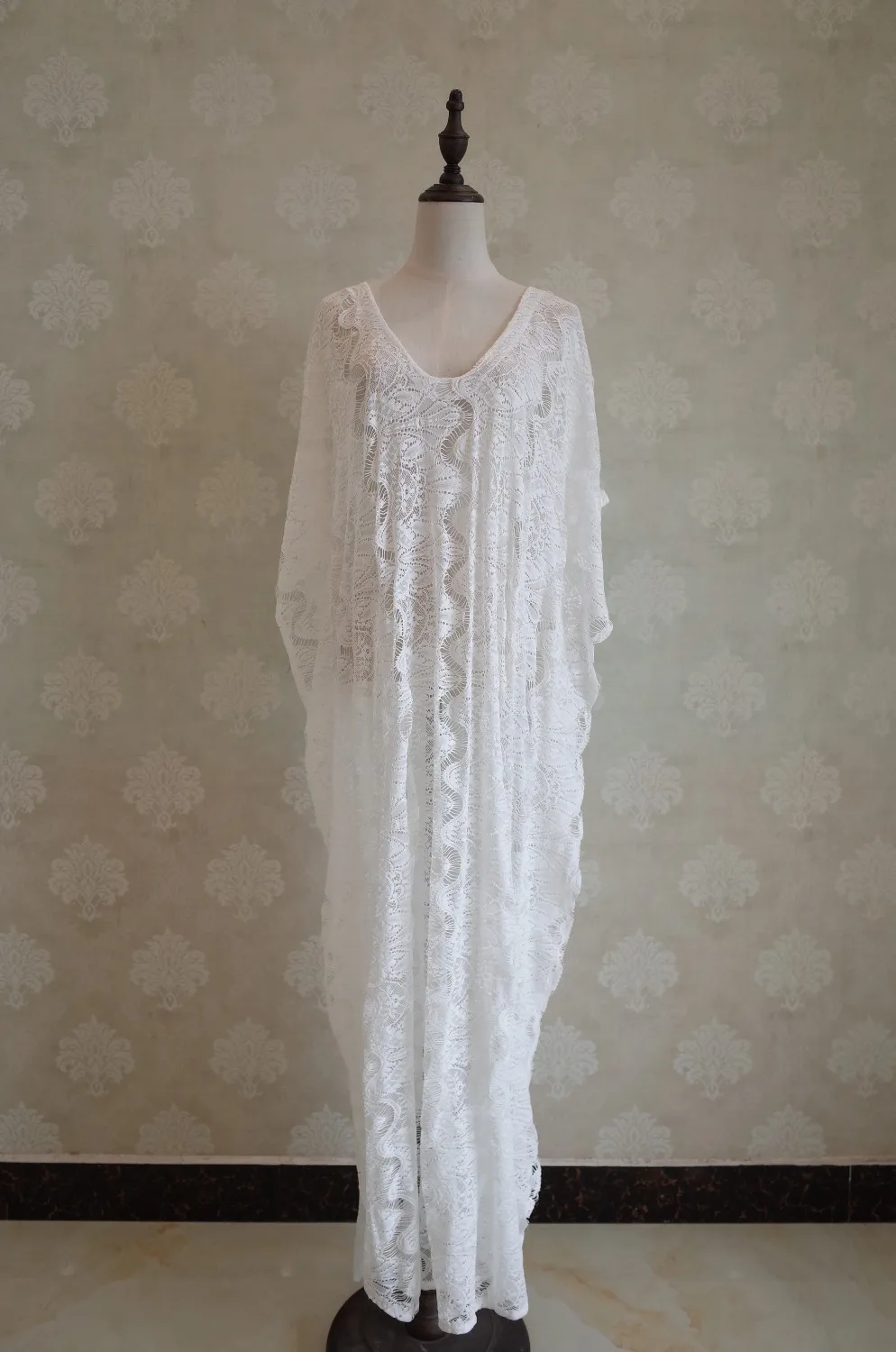 Кружевной пляжный купальный костюм накидка парео пляжная одежда туника для