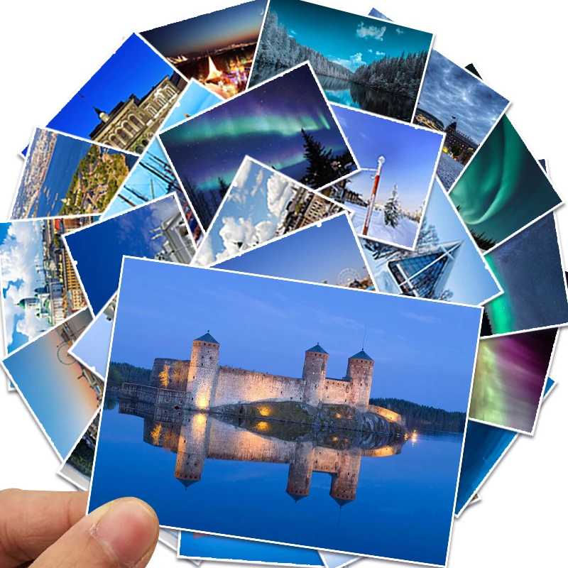 Финляндия Хельсинки пожелание путешествий деловая открытка поздравление