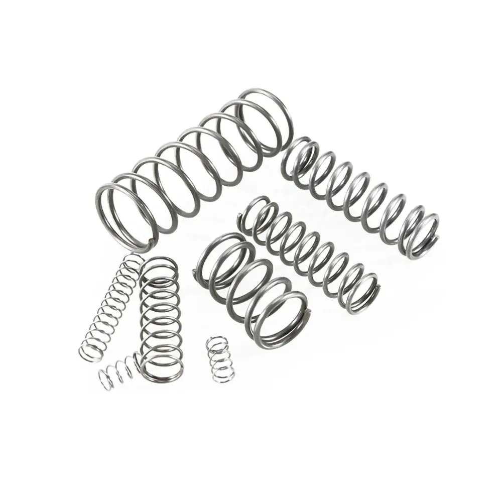 

Compression Spring Stainless Steel Wire Dia 0.4mm, OD 12mm, Length 5mm - 50mm Pressure Spring