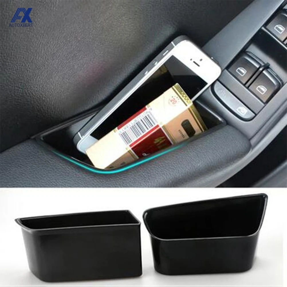 For AUDI Q5 2009 2010 2011 2012 2013 2014 2015 2016 Interior Door Storage Box Armrest Handle Pocket Holder Car Parts Accessories |