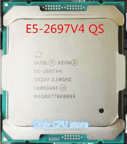 Оригинальный процессор Intel Xeon E5 2697V4 QS Version 2 30 ГГц 18 ядер 45 МБ 2697 V4 TPD 145 вт Envio