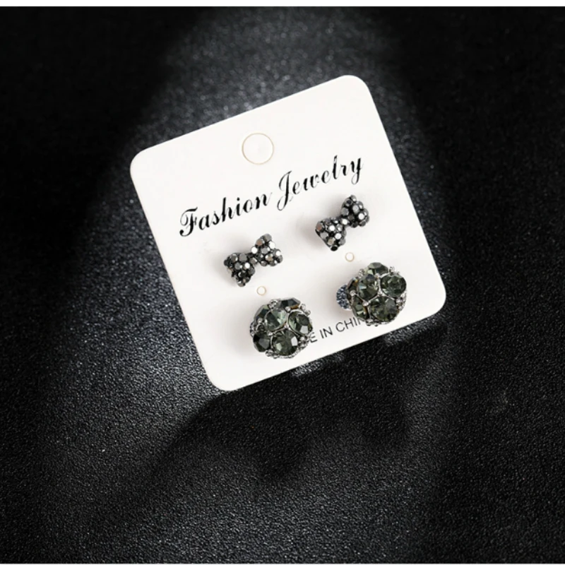 

Earrings fashion jewelry crystal ball earrings ladies party wedding jewelry high quality earrings Oorbellen wholesale