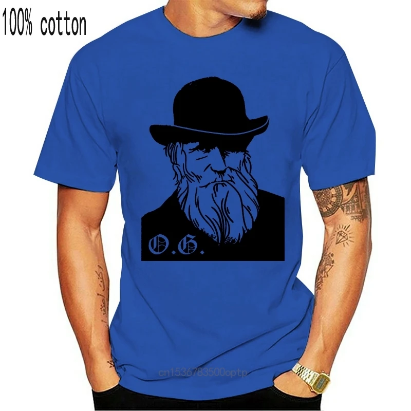 

New Charles Darwin Original Gangster Biology Biologist Vintage Retro Classic Funny Men's 2021 Summer 2021 Style T-shirt Cotton