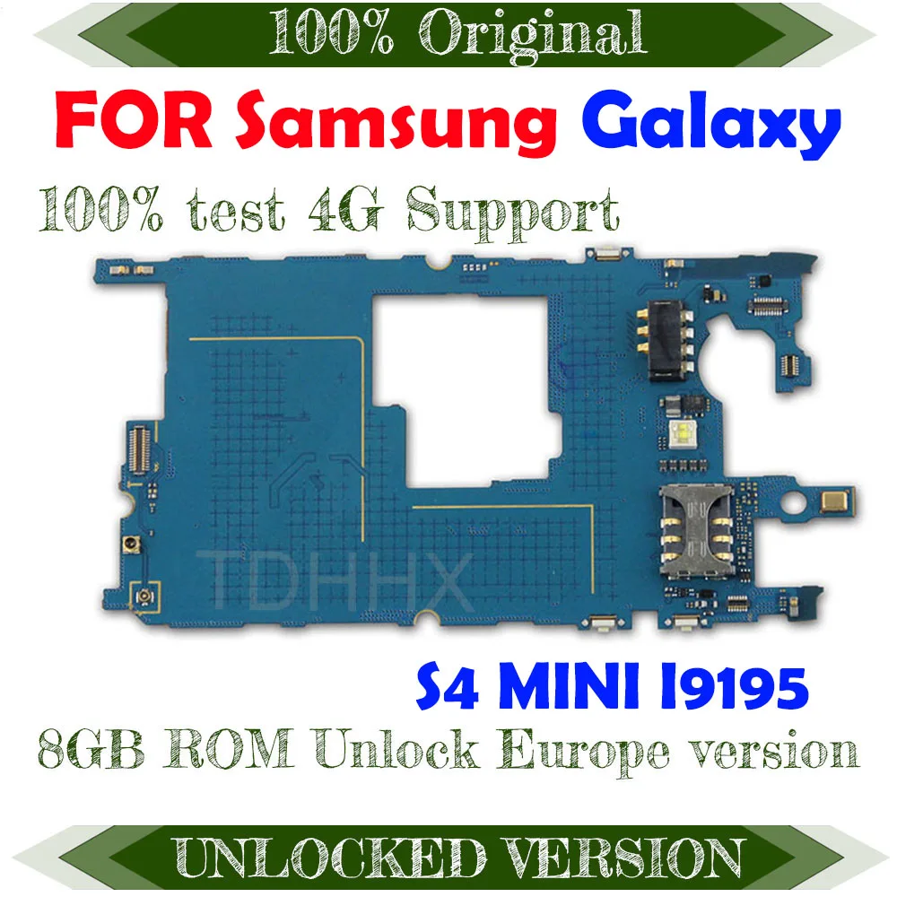 100% оригинальная разблокированная материнская плата для Samsung Galaxy S4 mini i9195