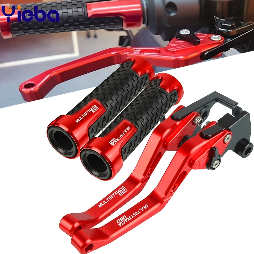 

Motorcycles For Ducati 950MULTISTRADA 950 Parts CNC Aluminum Accessories Moto Brake Clutch Levers and handle grips 2017-2018