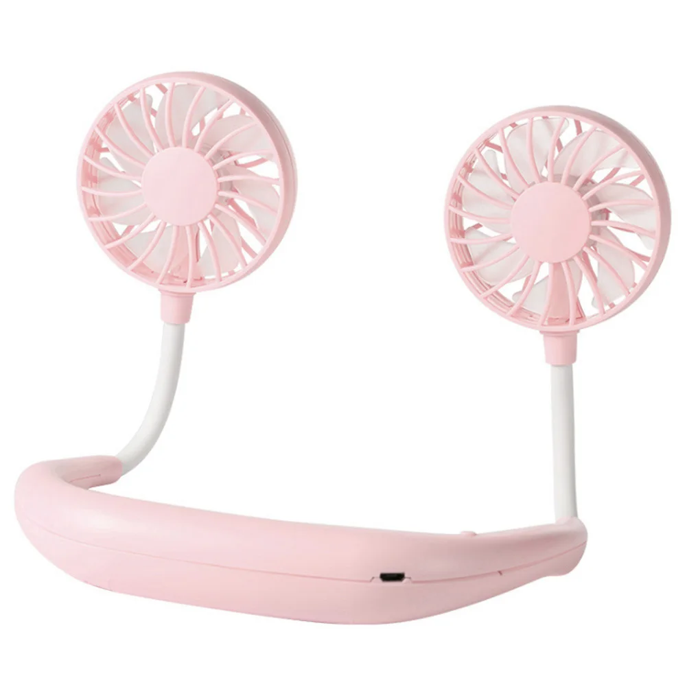 

Portable Hands-Free Mini USB Hanging Air Cooler Neck Fan Summer Sports Fan Small Air Conditioning Appliances Mini Fans