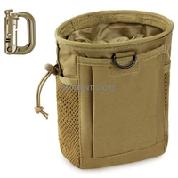 tactical molle drawstring magazine dump pouch adjustable military utility belt fanny hip holster bag outdoor ammo pouch d buckle