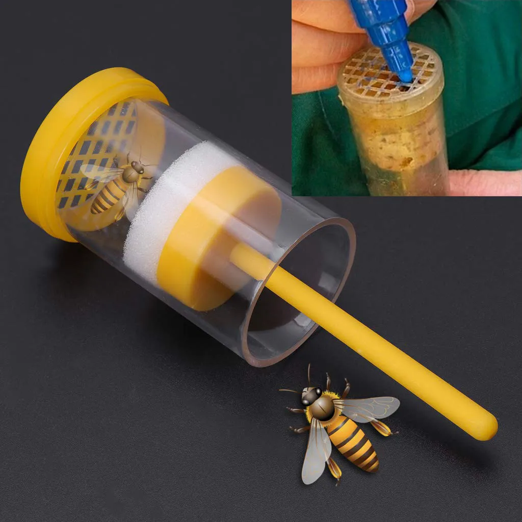 

Игрушка детская Queen Bee, безопасная Желтая пластиковая ручка, Плунжер, плюшевый садовый аксессуар для пчел