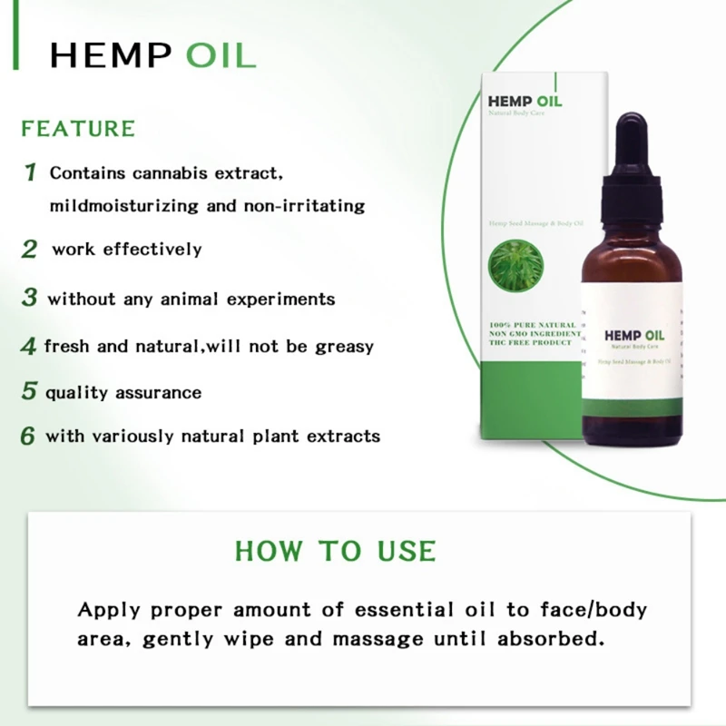 Масло семян конопли облегчение боли улучшает сон питает кожу семена массажное