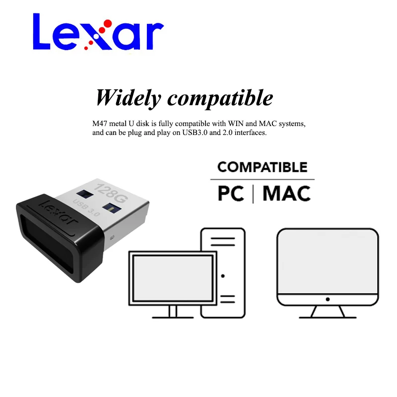 USB флеш накопитель Lexar S47 128 32 Гб 3 1|USB флэш-накопители| |