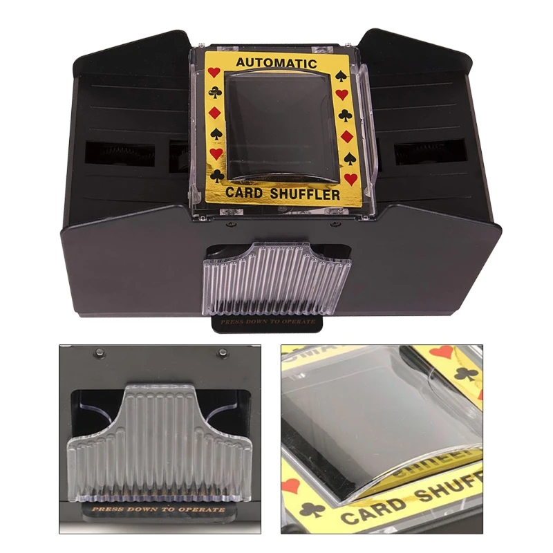 

T5EC Battery-Operated Electric Poker Card Shuffler Equipment for Blackjack Card Game