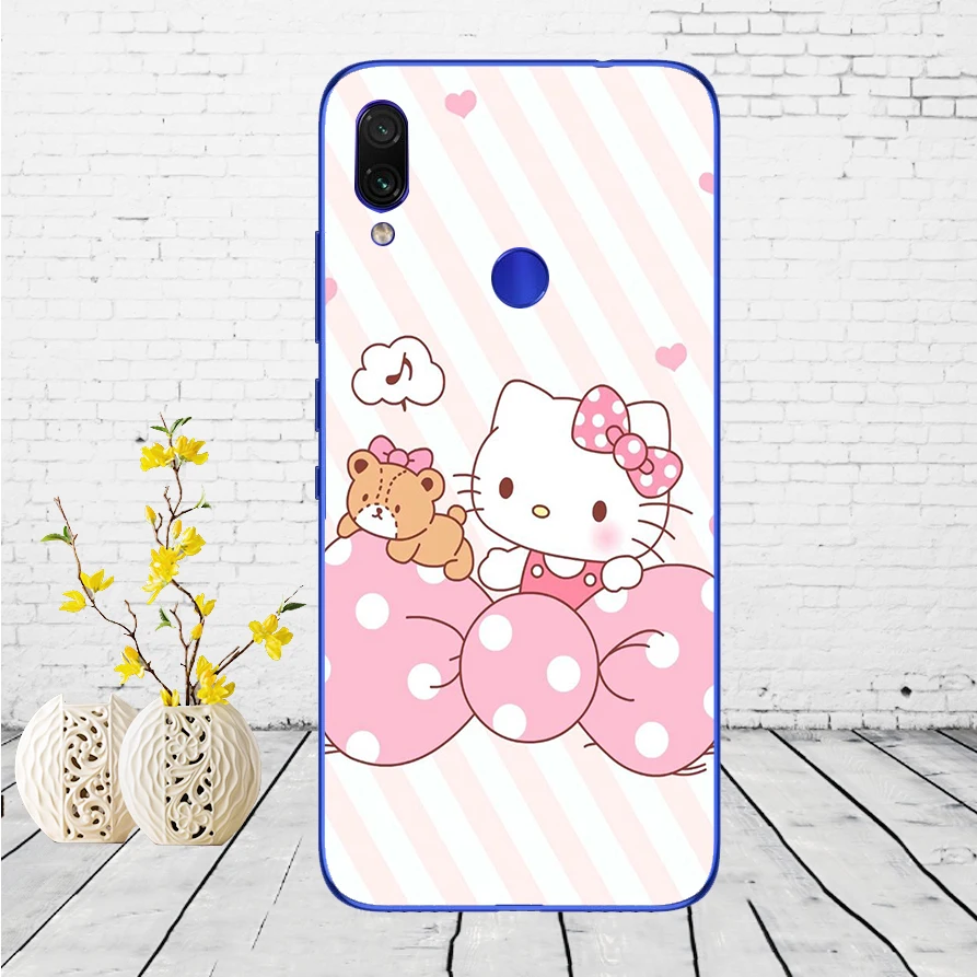 F55 Чехол для Xiaomi Redmi Note 7, силиконовый чехол для Xiaomi Redmi Note 7, задняя крышка, чехол для Redmi Note 7, чехол для телефона - Цвет: F55