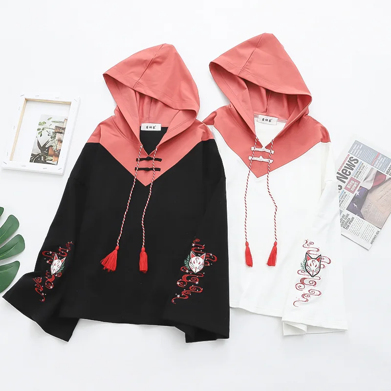 2021 Новый Япония Стиль женские для милых девочек толстовка с капюшоном в стиле