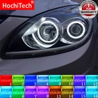 Фара многоцветная RGB светодиодный Angel Eyes Halo Ring Eye DRL RF пульт дистанционного управления для Hyundai i30 2008 2009 2010 2011 аксессуары