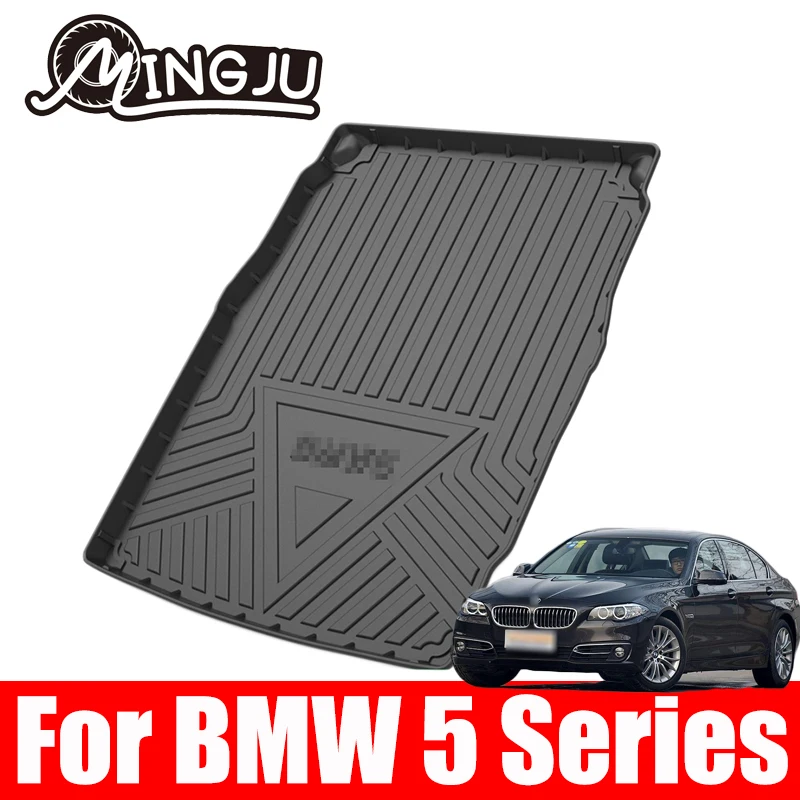 For BMW 5 Series F10 530 520i 2011 To 2017 Durable Boot Carpets Washable Trunk Storage Mat Rollable Back Box Cushion For BMW 5 Series F10 530 520i 2011 To 2017 Durable Boot Carpets Washable Trunk Storage Mat Rollable Back Box Cushion