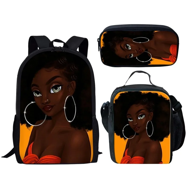 Популярные детские школьные ранцы для черной девочки Волшебная африканская