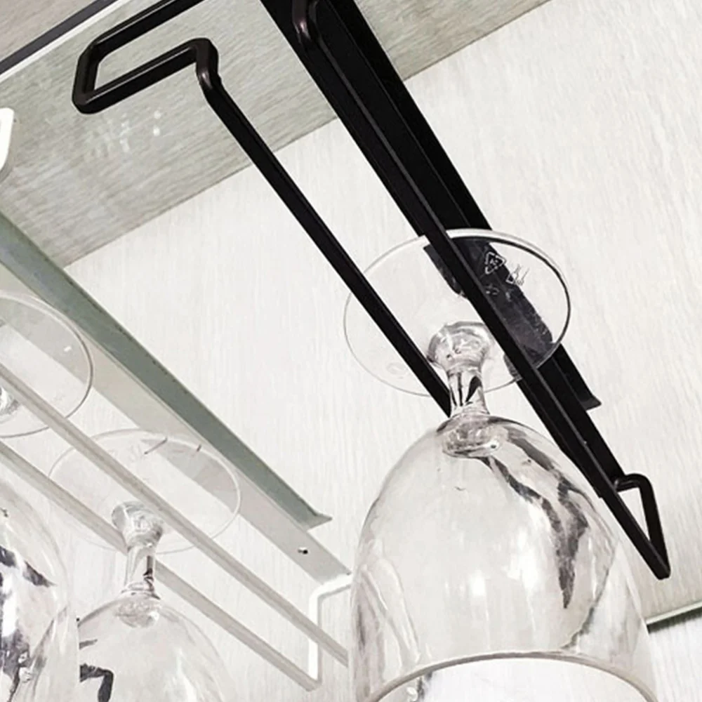 

2pcs Fashionable Goblet Holder Hanging Goblet Rack Punch Free Goblet Organizer