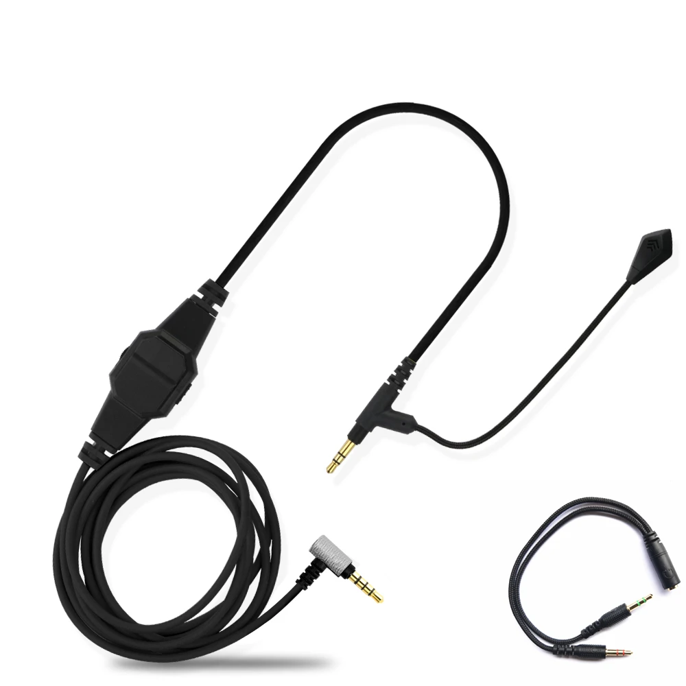 3.5mm Boom Microphone Volume Cable V-moda Crossfade M-100 Lp