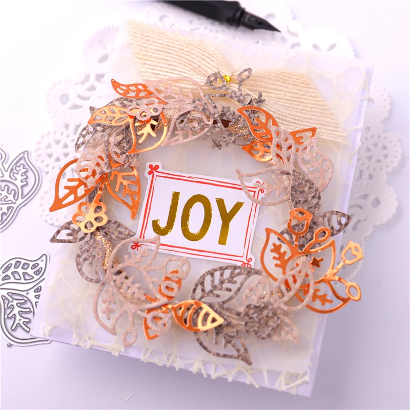 Металлические пресс формы Naifumodo в виде цветка Листьев ветвей новинка 2019 для