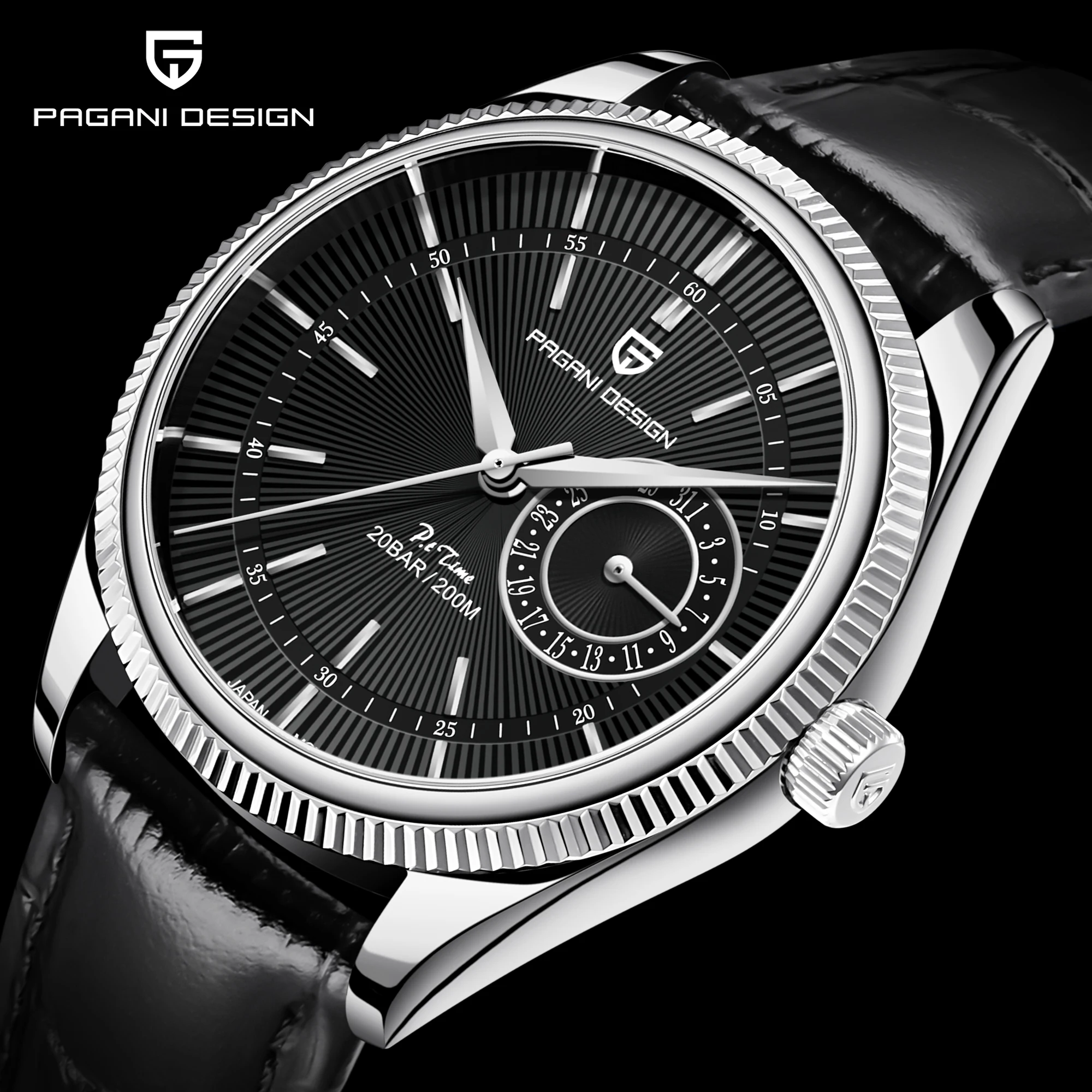 Pagani Design 2021 New Men's Fashion Quartz Watch Men's Stainless Steel Sapphire Glass 200m Waterproof Luxury Clock Reloj Hombre