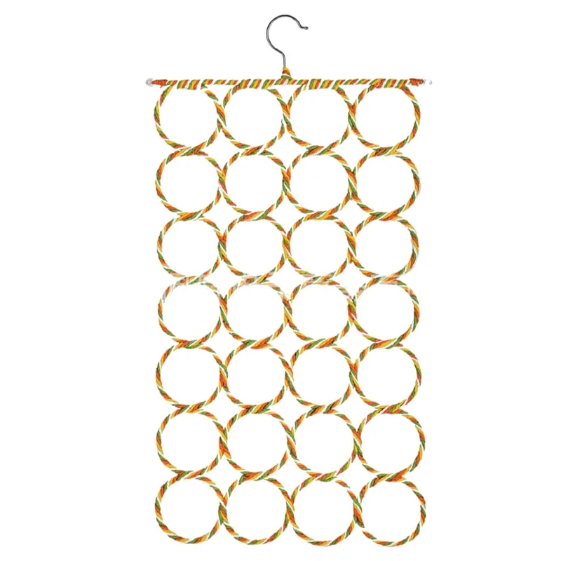 

Scarf Hanger Organizer Holder 28 Count Loops Closet Scarf Rack Colors Random X7YA