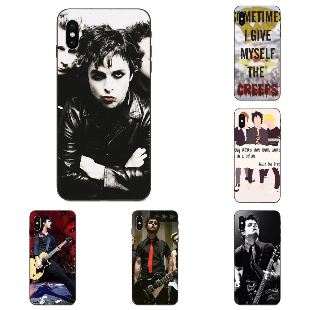 TPU Capa Green Day Signature для Galaxy A10S A20S A2 Core A30S A40S A50S A70S A90 5G M10 M30S M40 Note 10 Plus | Мобильные