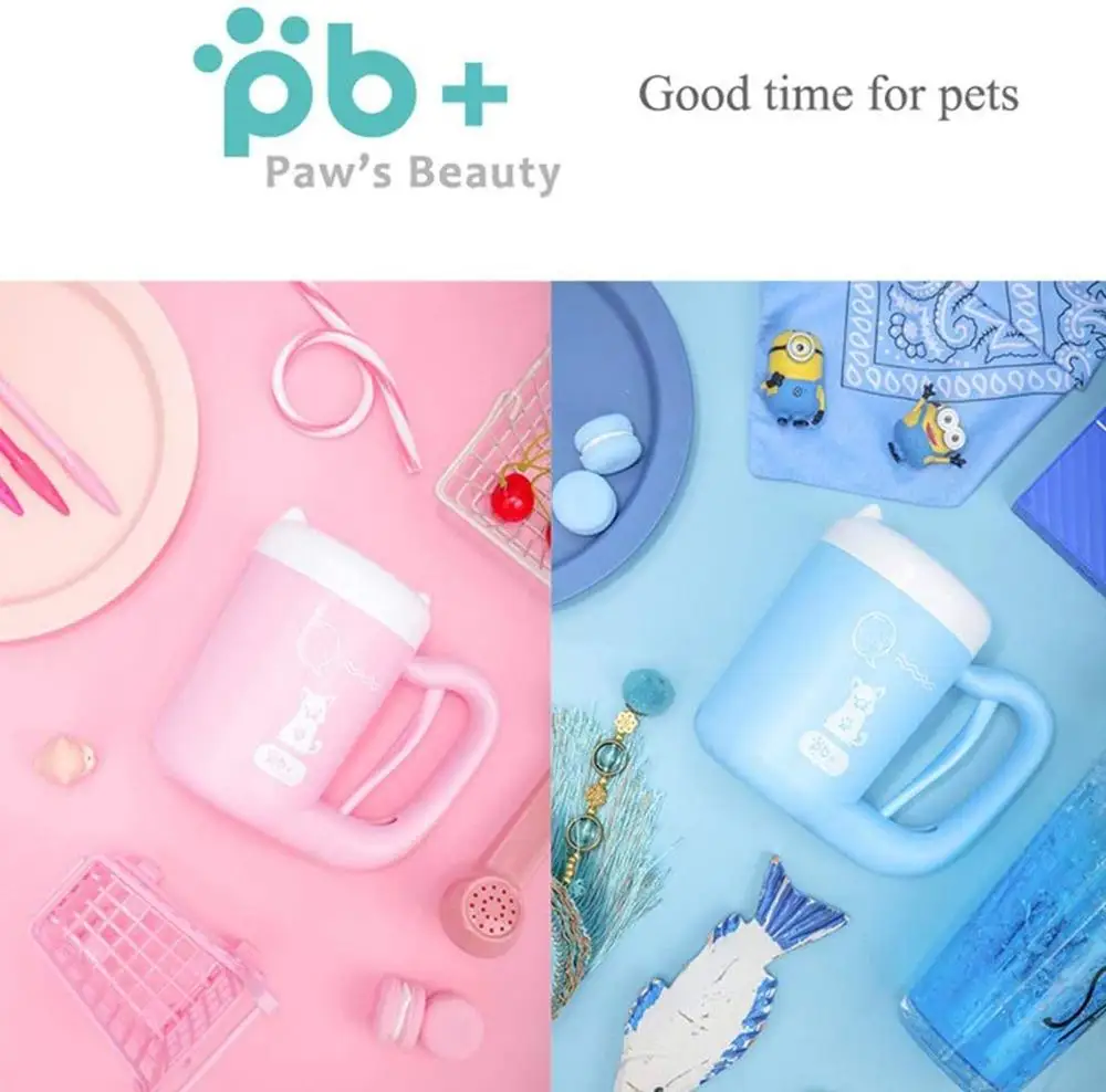 

Dog Foot Cleaning Cup 360 Silicone Cleansing Cup Automatic Portable Puppy Feet Washer Pet Cat Foot Wash Cup 2020 Hot Sale