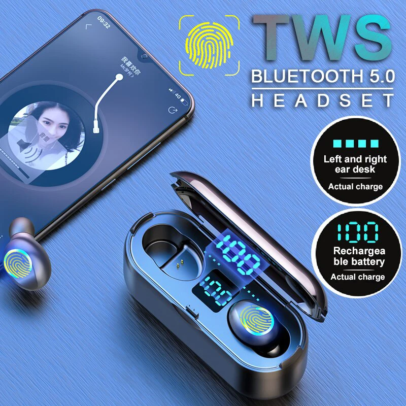 K9 PK S11 наушники 3500 мАч Внешний аккумулятор Bluetooth 5,0 Беспроводная TWS Спортивная гарнитура музыкальные наушники для iPhone iPad Xiaomi HUAWEI htc