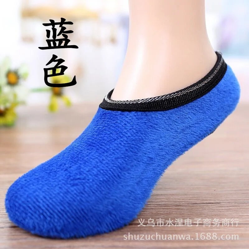 10pairs/lot korean style woman non slip socks autumn winter velour soft warm socks mixed colors (good)