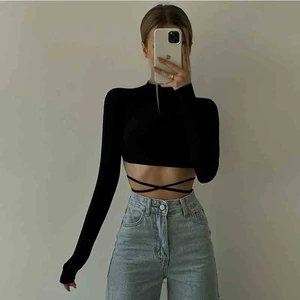 Women Zebra Print Mesh See Through Long Sleeve Tees Bandage Lace Up Blouses Autumn Crop Tops Club Party Streetwear Shirts