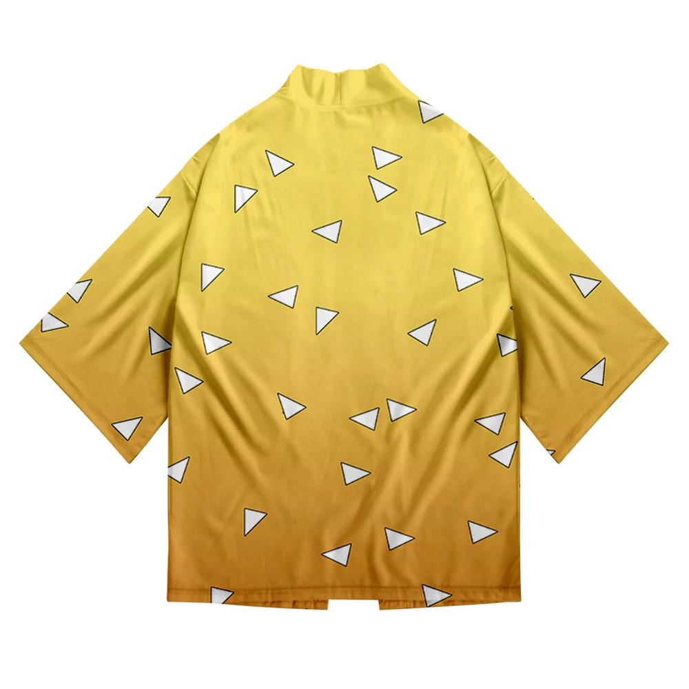 Kimonos японское женское кимоно Аниме демон Slayer то же кимоно кардиган для костюмированного представления пара кимоно юката лето осень Ориент кимоно