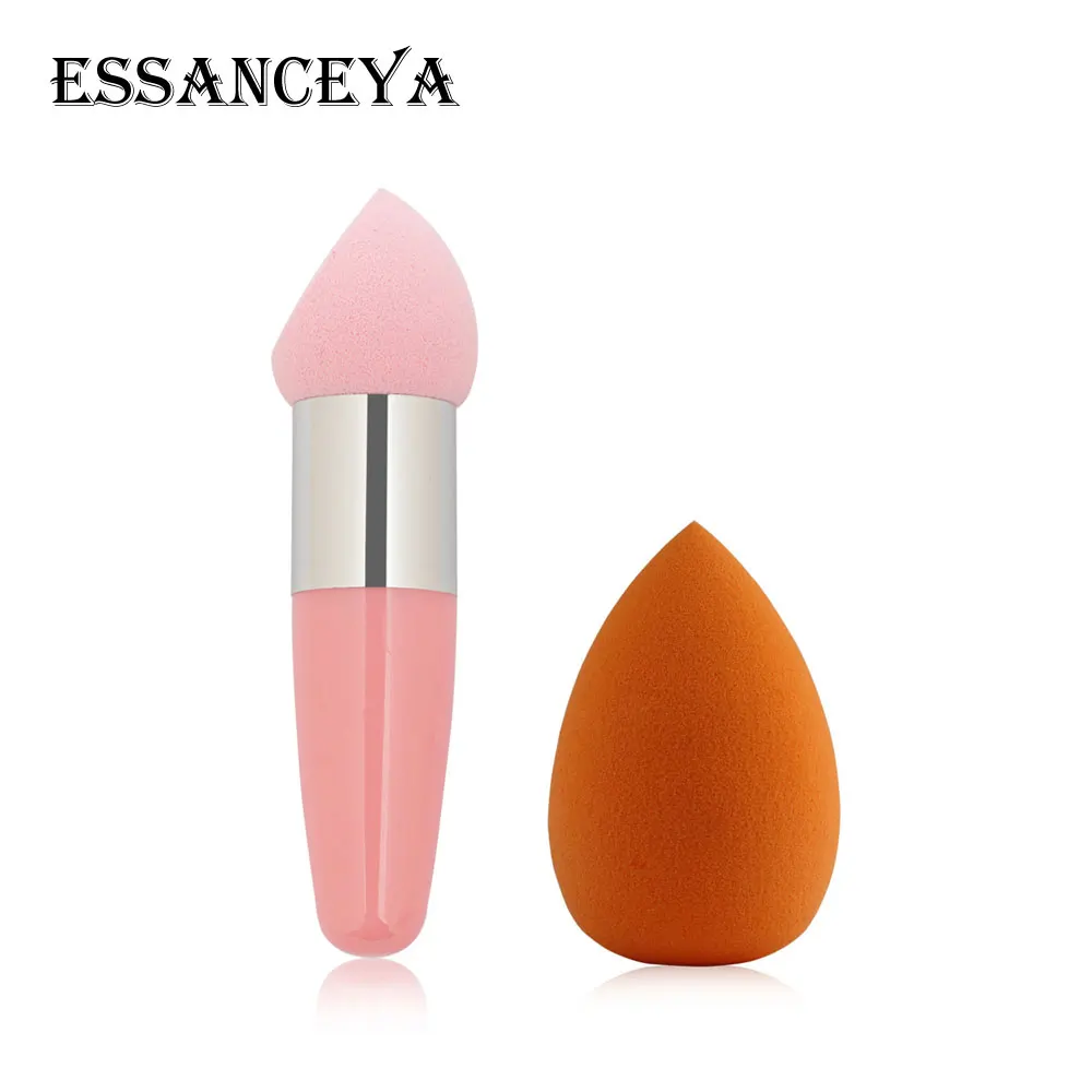 ESSANCEYA новинка 1-2 шт. капельки для макияжа буф/яйцо спонж нанесения основы под