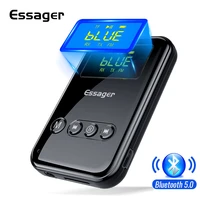 essager bluetooth 5 0 wireless adapter for 3 5mm jack earphone bluetooth receiver receptor aux audio music transmitter for tv
