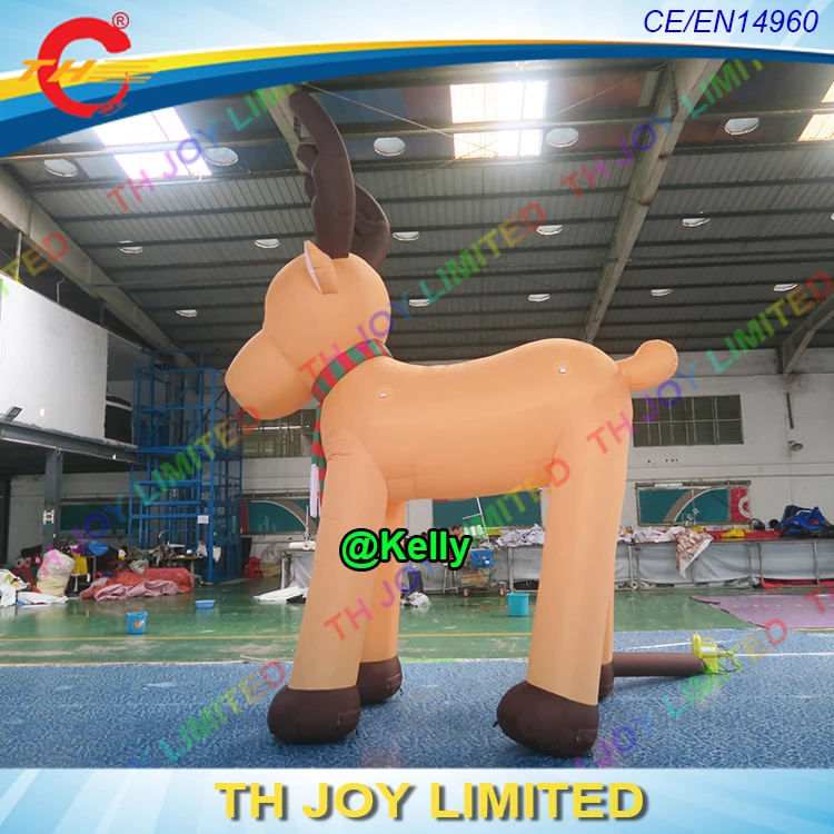 Гигантский надувной Рождественский олень 4 м/6 м/8 м мультфильмы для улицы