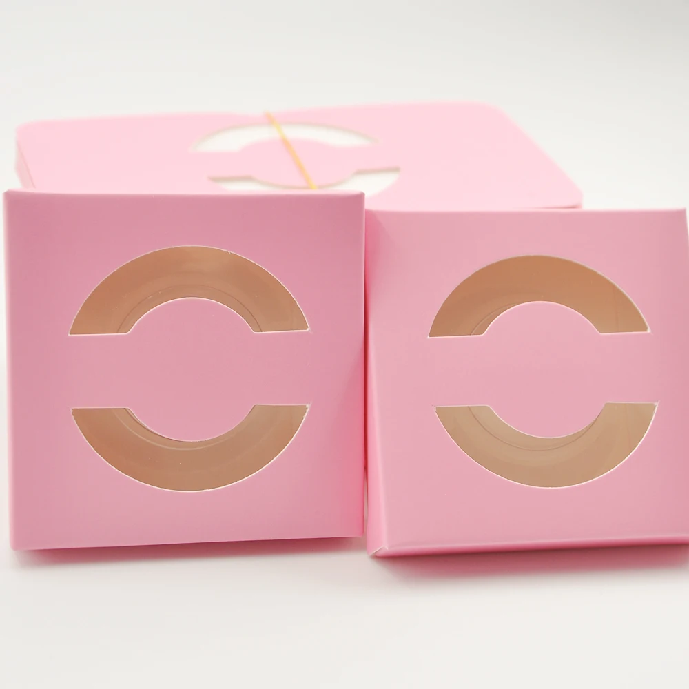 

Wholesale paper false eyelash packaging box lash boxes packaging custom logo faux cils 25mm mink lashes Makeup case Vendor