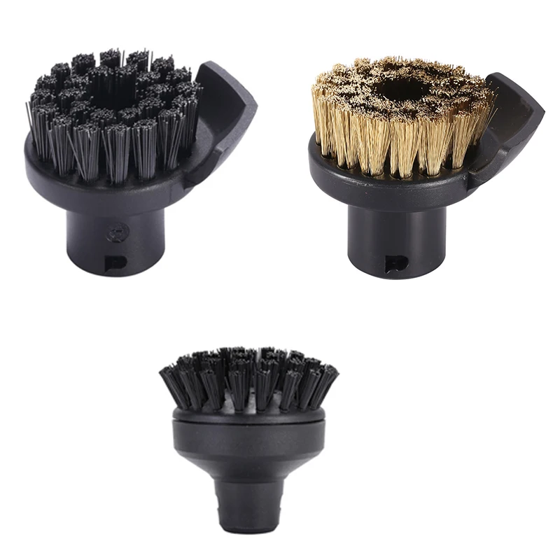 

Steam Cleaner Spare Brush Accessories for KARCHER SC1/SC2/SC3/SC4/SC5 Steam Cleaner Slit Scraper Round Brush 3Pcs