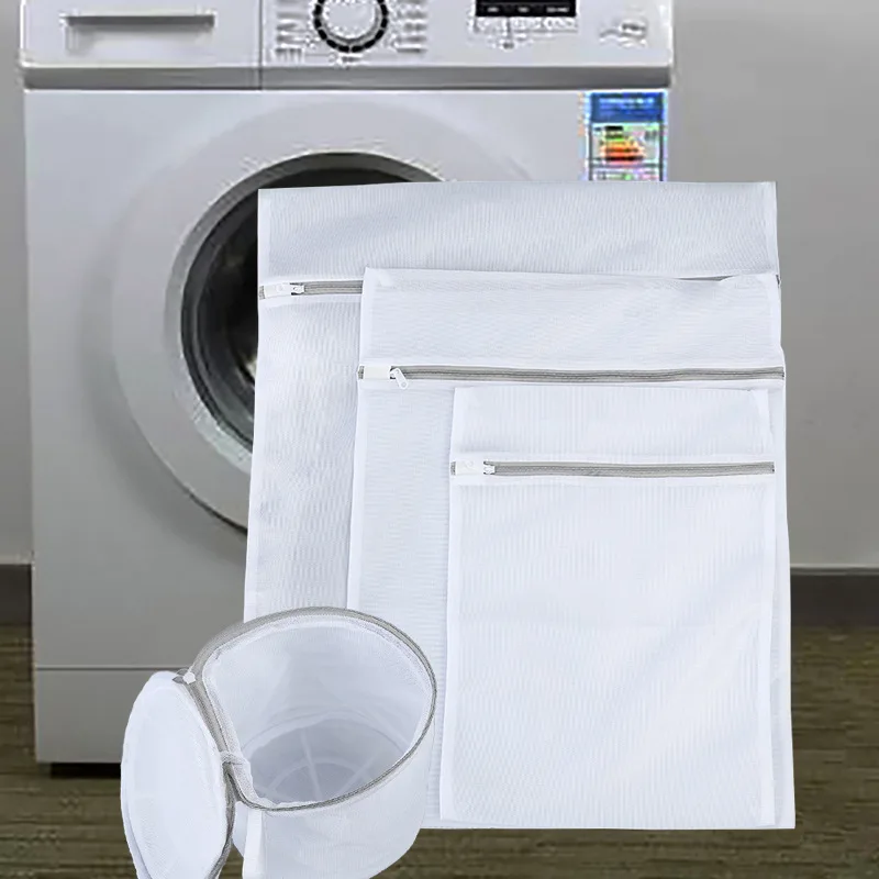 

Mesh Laundry Bag Polyester Laundry Wash Bags Coarse Net Laundry Basket Laundry Bags for Washing Machines Mesh Bra Bag