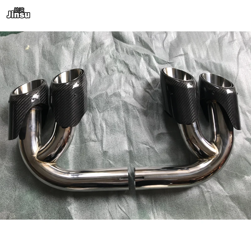 Наконечники выхлопной трубы из углеродного волокна глушитель для Porsche New Cayenne 959