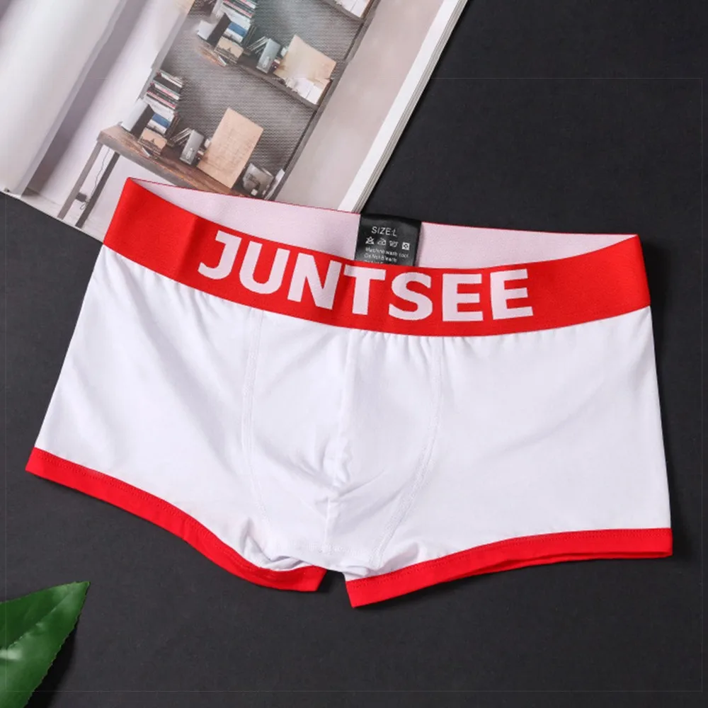 

*Item Description:Sexy Men Cotton Underwear Breathable Low Waist Bulge Pouch Boxers Underpants Gender:Men