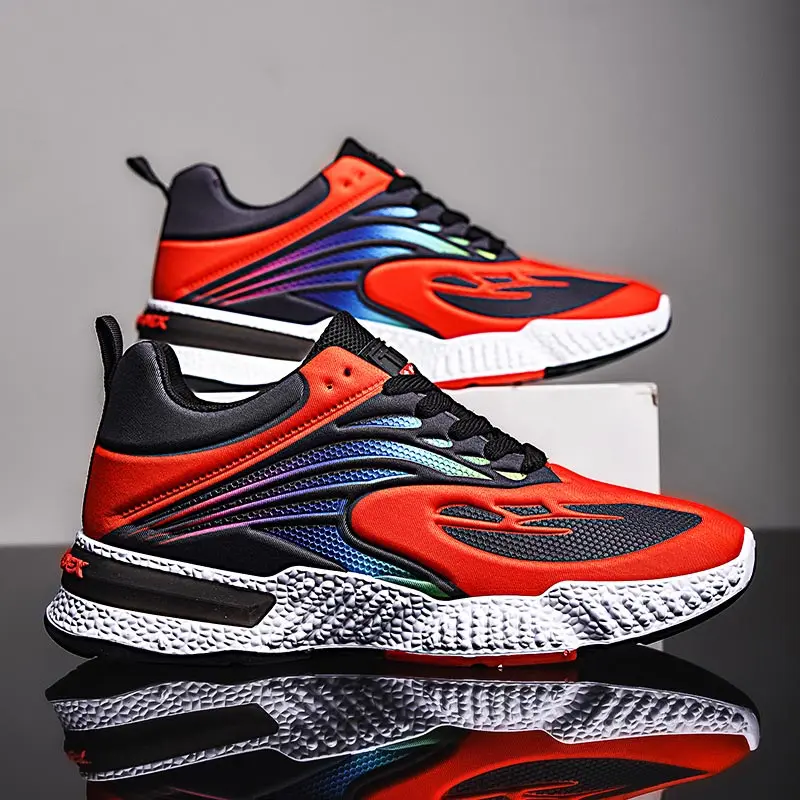 Летние дышащие кроссовки мужская спортивная обувь мужские брендовые для бега