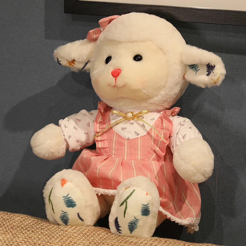 Пара овец Кукла Плюшевая Игрушка овечка кукла для сна комфортная Детская подушка