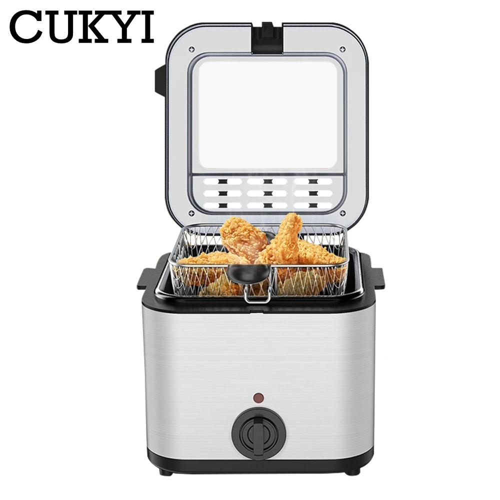 CUKYI Бытовая/Коммерческая электрическая фритюрница 110 л аппарат для жарки