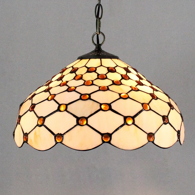 

Modern Ceiling Chandelier Design Lamp Shade Light Stained Glass Home Lighting