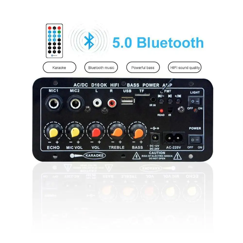 

Subwoofer Bluetooth Digital Amplifier Board 25w Audio Amplifiers With Usb Fm Radio Tf Player Amplificador Diy For Car Speak K2b7