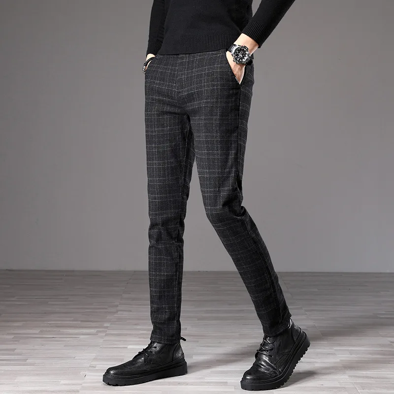 Мужские повседневные брюки Классические деловые прямые размер 38 2019 | Мужская
