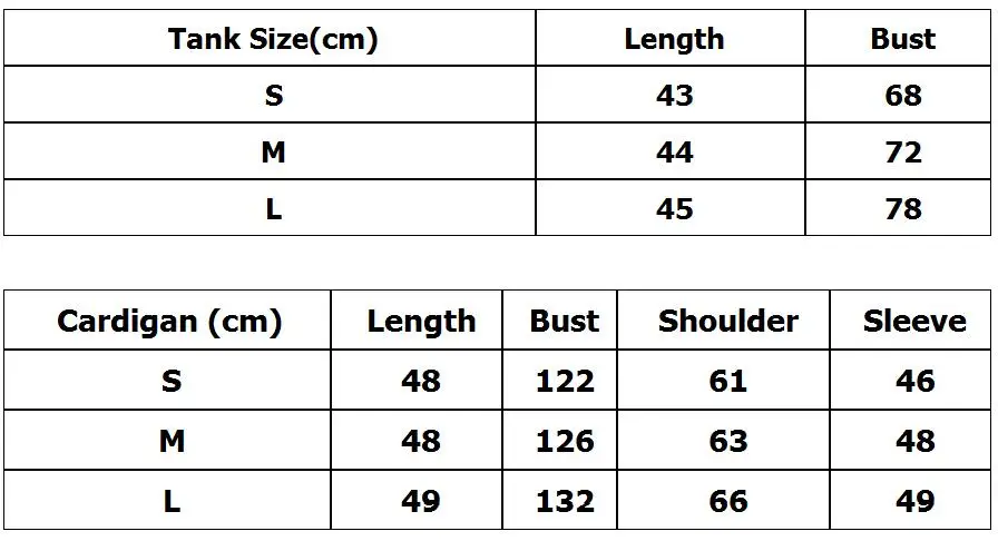 

Elegant Two Piece Set 2020 Spring Autumn Long Sleeve Knitted Sweater Cardigan And Tank Tops Casual Women Outfit