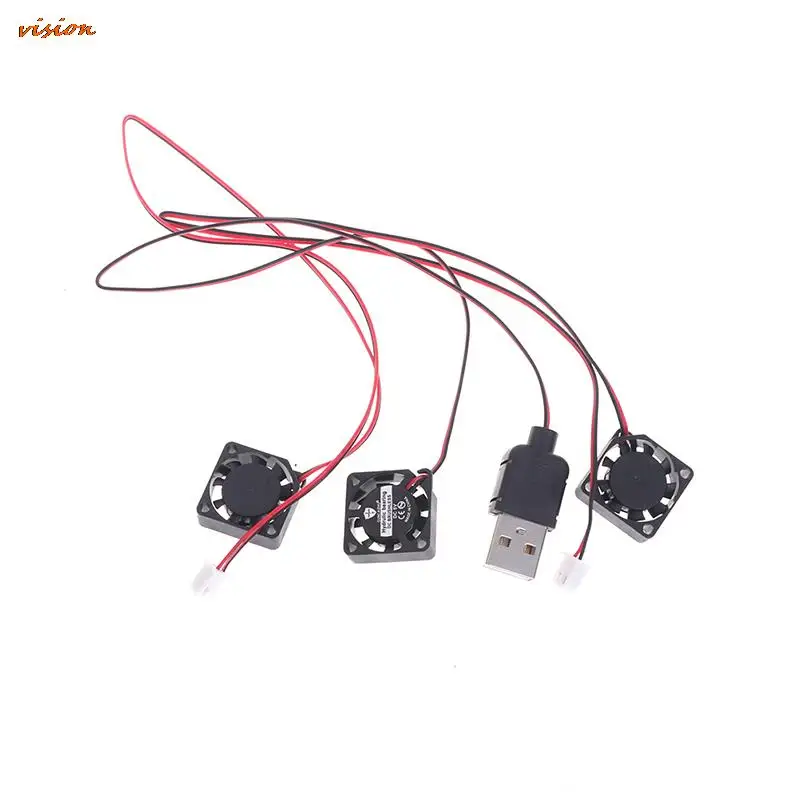 

1Pcs 2021 New Notebook Silent Cooling Fan 5V/12V 2CM 20MM Fan Cooling 10000RPM Ultrathin Mini Laptop Fan 2 Wires