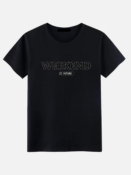 

Summer Creative Art Pattern Printing Fashion Casual Round Neck Cotton Men's T-shirt 35